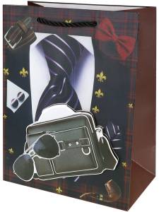 Пакет подарочный L/ППК-3594 26*32*10 см.