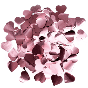 Конфетти для шаров "Сердца Розовое золото" 50 гр.