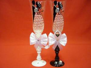 Бокалы свадебные "Силуэт"