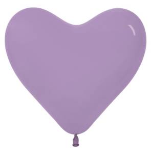 6" сердце сиреневое (Колумбия)