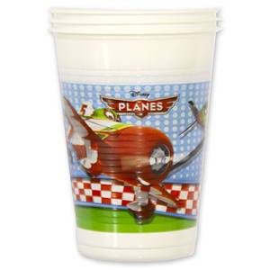 Стаканы пластиковые "Самолеты" 8 шт