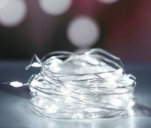 Светодиодная гирлянда "Роса" 3 м. Белый /  512011