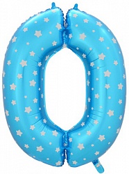 Цифра "0" - синяя/ Китай