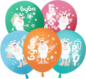 12" Буба! ассорти пастель (Китай 512)/ 25 шт 501923