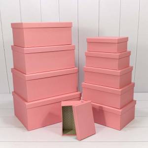 Коробка 18,8*12,7*7,5 см Розовый