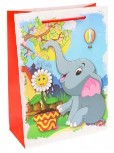 Пакет подарочный М/ПКП-3430 18*24*8,5 см с мат ламинированием