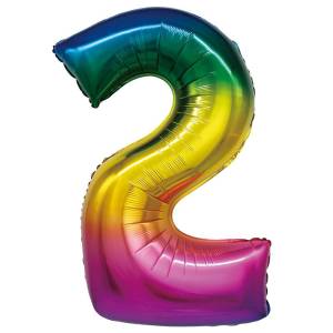 Цифра "2" - радуга в упак/ Китай