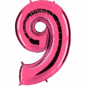 Цифра "9" -  Розовая /Grabo                     