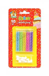 Свечи д/торта с подстав. "Чудесные (незатухаемые)С-0461