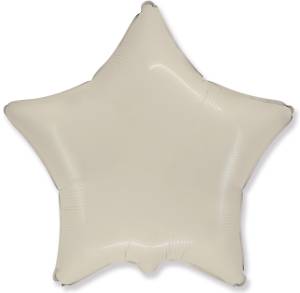 Звезда Сатин Кремовый 18"/ 301500SC/1204-1334