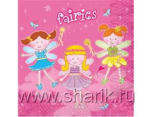 Салфетки бумажные "Феечки"