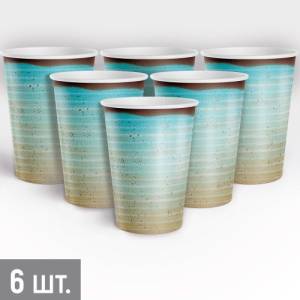 Стакан "Голубая керамика" 250 мл. 6 шт. / 3.0000853