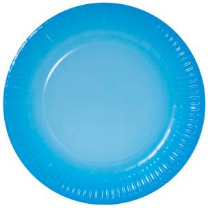 Тарелка  "Голубой , Градиент" 9 дюйм. 6 шт.