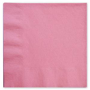 Салфетка розовая 33см 16шт.