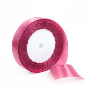 Лента атлас лилово-розовый 20мм*22,85м/190831