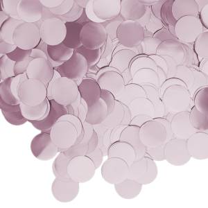Конфетти для шаров "Круг" розовый хром 1 см 50 гр./6015420