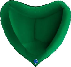 18" Сердце Темно-зеленое (Grabo)/18011DGR