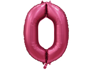 Цифра "0" - Гранат Сатин в упак/ Китай 1207-3281