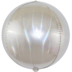 Сфера 3D Светлое серебро голография 24" (Китай)/ 550040