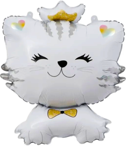 28" Котенок Принцесса, белый / Китай 23315/1204-5465