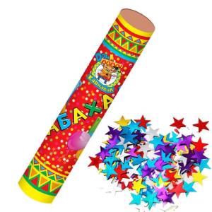 Бабахалка 30 см. Звезды (фол)