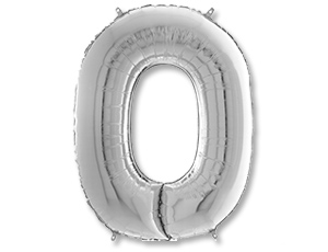 Цифра "0" -  Серебро 26" /Grabo                     