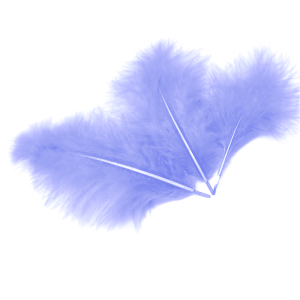 Набор перьев нежно-сиреневый (10-15 см) 30 шт./ 6015521
