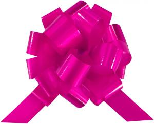 Бант-шар лаковый Фуксия 10 см. / 661107