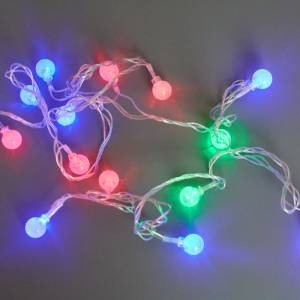 Гирлянда с насадками "Шарик прозрачный пузырьки" 4 м. (Ч03694)