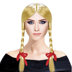 Парик "Косички" Блондинка 169-М-ВD