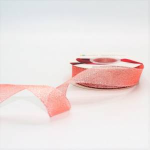 Лента парча Персиковый 2,5см*22,86м 557-25/109