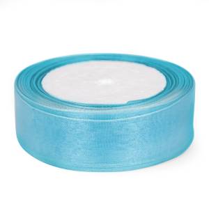 Лента Органза 2.5 см.*22.85 м Голубой / О251093