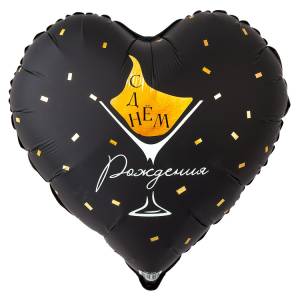 18" РУС ДР GLAM Бокал Мартини / Китай 1202-4306