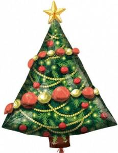 Елка с гирляндой