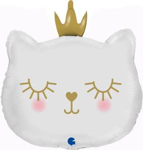 Мини-фигура Котенок-принцесса, белый / Grabo 72098/1206-1526
