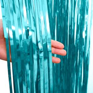 Занавес "Дождик" матовый МОРСКАЯ ВОЛНА 3м*1м (Китай) 1707436