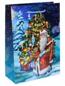 Пакет подарочный ПКП-6160 32,4*44,5*10,2 см с глянц. ламинацией 