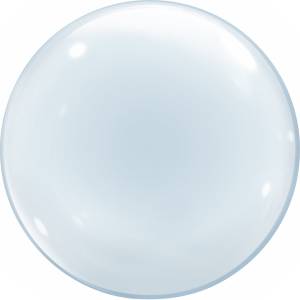 Сфера 3D Bubble Deco 24" прозрачный (Китай) 5502401