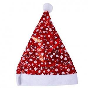 Колпак новогодний "Вьюга", красный 27.5*35 см. / 88030276