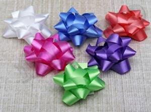 Бант-звезда Классика 5*5см.(12 шт) / БЛ-9842