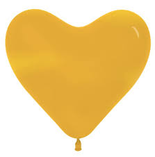 6" сердце золото (Колумбия)