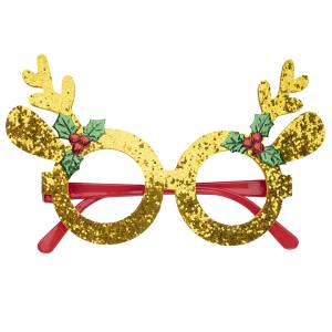 Карнавальные очки Олененок, золото / 6232276