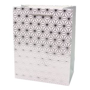 Пакет "Японск Узор, звездн паттерн" Серебро 32*26*12/202119