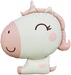 31" Милый Единорог, розовый сатин / Китай 26116