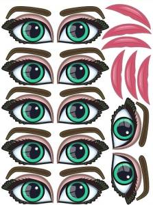 Наклейки "Принцесса Алексия" (6 комплект на листе) / ARF-1