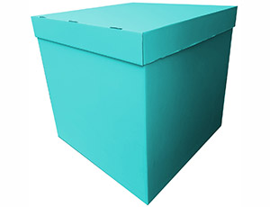 Коробка для шаров 70*70*70 БИРЮЗА