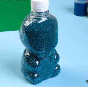 Песок "Темно-синий" в бутылке 500гр.