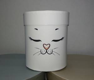 Коробка Кошка с ушками 11,5*11,5*14 см 