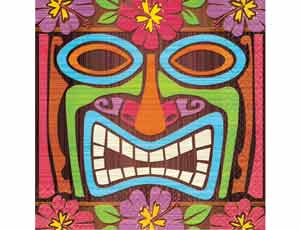 Салфетки бумажные "Гавайи Тотем" 33 см. 16 шт.