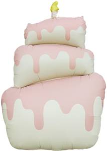 37" Торт, розовый сатин / Китай 26127